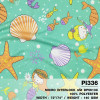ผ้าพิมพ์ Mermaid(มิ้นท์) 