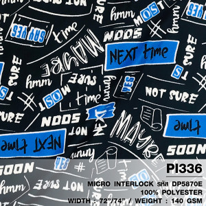 ผ้าพิมพ์ NextTime(ดำฟ้า) - primary