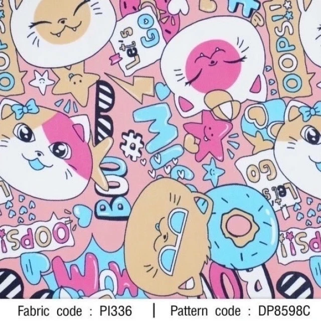 ผ้าพิมพ์ OOPS!! MEOW(โอรส)