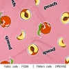 ผ้าพิมพ์ Peach(ชมพู) 