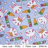 ผ้าพิมพ์ Rabbit(ฟ้า) 