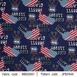 ผ้าพิมพ์ Robot(กรม) - primary