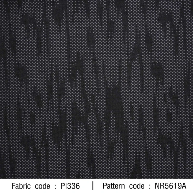 ผ้าพิมพ์ Sport พยับน้ำ(ดำ)