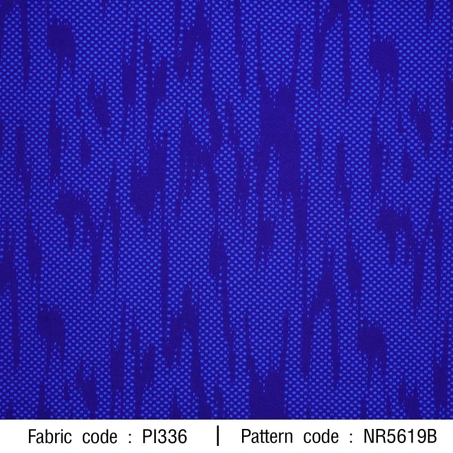 ผ้าพิมพ์ Sport พยับน้ำ(น้ำเงิน)