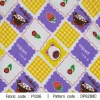 ผ้าพิมพ์ Spring Lover(เหลือง-ม่วง) 