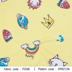 ผ้าพิมพ์ Sunny(เหลือง) - primary