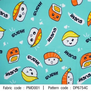 ผ้าพิมพ์ SUSHI(เขียว) - primary