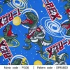 ผ้าพิมพ์ T-REXอวกาศ(น้ำเงิน) 