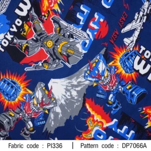 ผ้าพิมพ์ Tokyo Wars(กรม) - primary