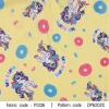 ผ้าพิมพ์ Unicorn donut(เหลือง) รูปที่ 0