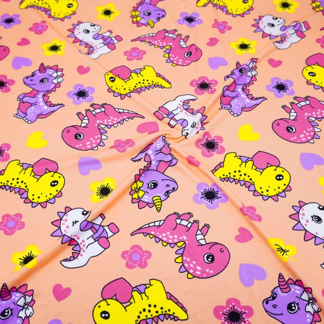 ผ้าพิมพ์Baby T-Rex(โอรส)