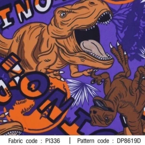 ผ้าพิมพ์ทีเร็ก(ม่วง) - primary