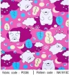ผ้าพิมพ์น้องหมีปุยเมฆ(ชมพู) รูปที่ 0