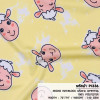 ผ้าพิมพ์น้องแกะ(เหลือง) รูปที่ 0