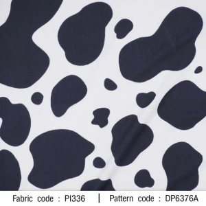 ผ้าพิมพ์ผิววัวใหญ่(ดำ) - primary