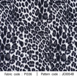 ผ้าพิมพ์ผิวเสือ(ขาวดำ) - primary