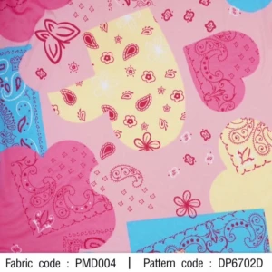 ผ้าพิมพ์ผ้าเช็ดหน้า(ชมพู) - primary