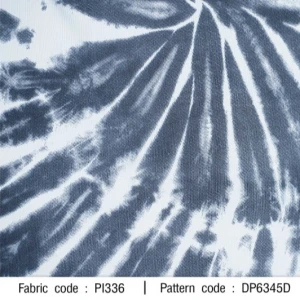 ผ้าพิมพ์มัดย้อมลายคราม(เทา-ดำ) - primary