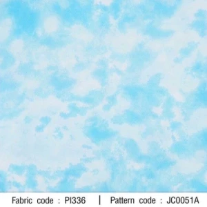 ผ้าพิมพ์มัดย้อมลูกกวาด(ฟ้า) - primary
