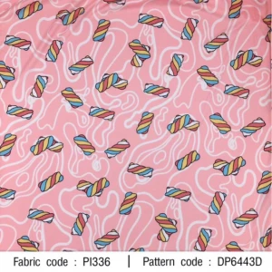 ผ้าพิมพ์มาร์ชเมลโล่(ชมพู) - primary