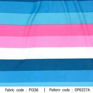 ผ้าพิมพ์ริ้วรุ้ง(ชมพูฟ้า) - primary