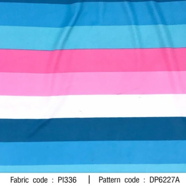 ผ้าพิมพ์ริ้วรุ้ง(ชมพูฟ้า)