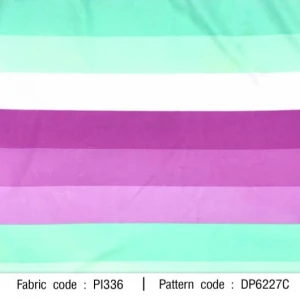 ผ้าพิมพ์ริ้วรุ้ง(ม่วงเขียว) - primary