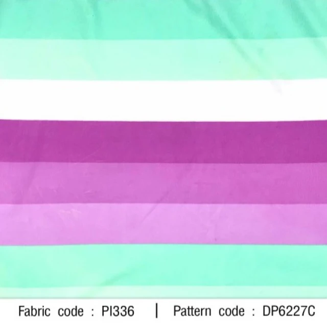 ผ้าพิมพ์ริ้วรุ้ง(ม่วงเขียว)
