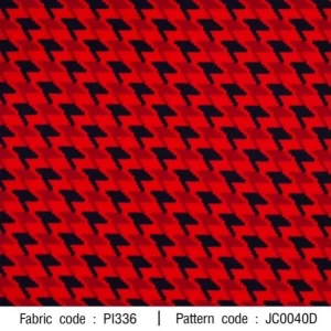 ผ้าพิมพ์สก็อตโนริ(แดง) - primary