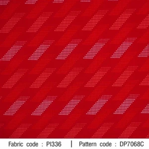 ผ้าพิมพ์สปอร์ตเหลี่ยมเฉียง(แดง) - primary