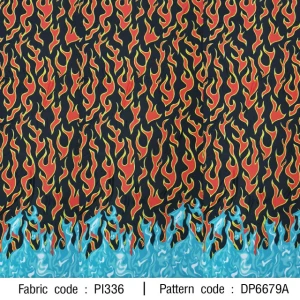 ผ้าพิมพ์เชิงไฟ(แดง) - primary