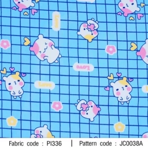 ผ้าพิมพ์แฮมสเตอร์เลิฟ(ฟ้า) - primary