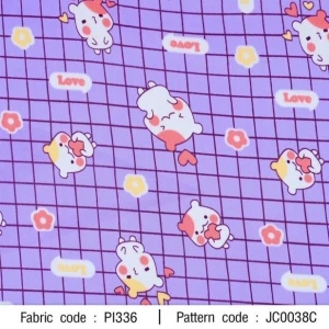 ผ้าพิมพ์แฮมสเตอร์เลิฟ(ม่วง) - primary
