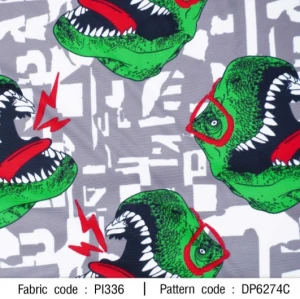 ผ้าพิมพ์ไดโนว้าก(เทา) - primary