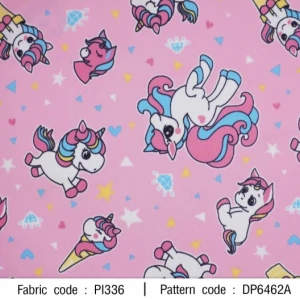 ผ้าพิมพ์ไอศกรีม ยูนิคอร์น(ชมพู) - primary