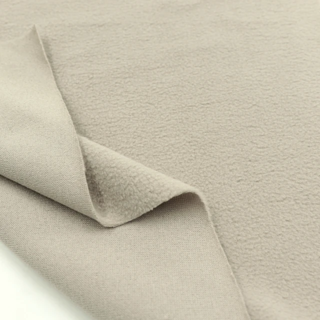 ผ้าฟลีซหน้าเดียวสีน้ำตาล (super micro)