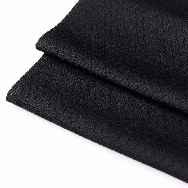 ผ้ารังผึ้ง(ดำ)