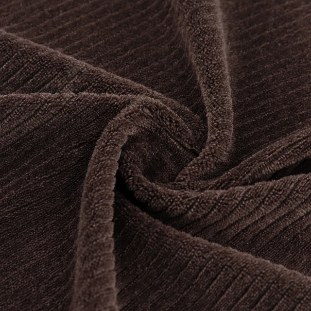 ผ้าร่องกำมะหยี่2x1(น้ำตาลเข้ม)