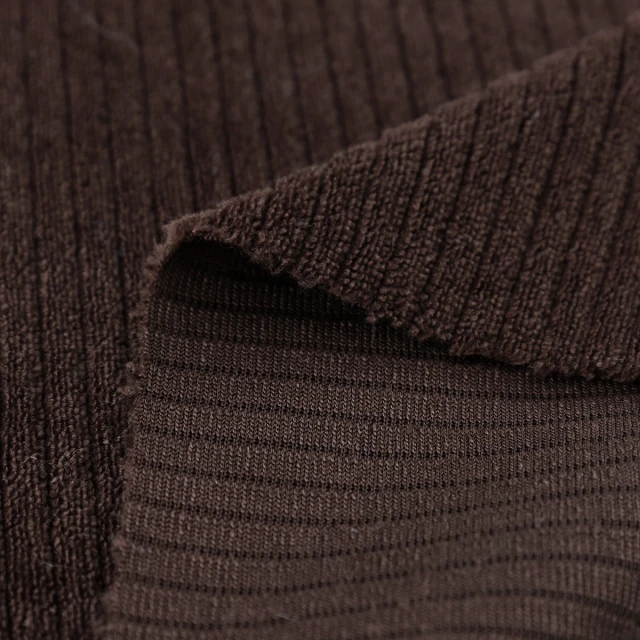 ผ้าร่องกำมะหยี่2x1(น้ำตาลเข้ม)