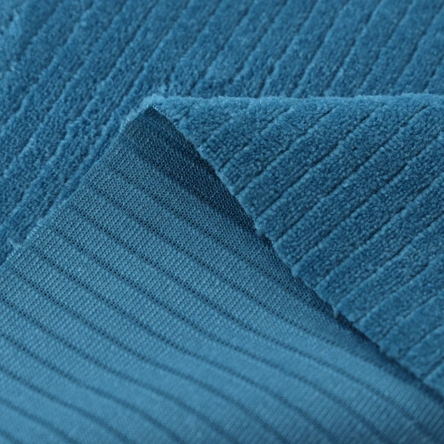 ผ้าร่องกำมะหยี่2x1(ฟ้าอมเขียว)