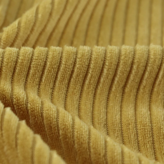 ผ้าร่องกำมะหยี่2x1(เหลือง)