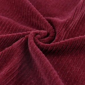 ผ้าร่องกำมะหยี่2x1(แดงเลือดหมู) - primary