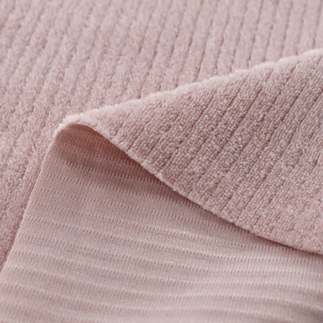 ผ้าร่องกำมะหยี่ไมโคร(ชมพู)