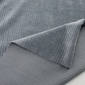 ผ้าร่องกำมะหยี่ไมโคร(เทา) - secondary