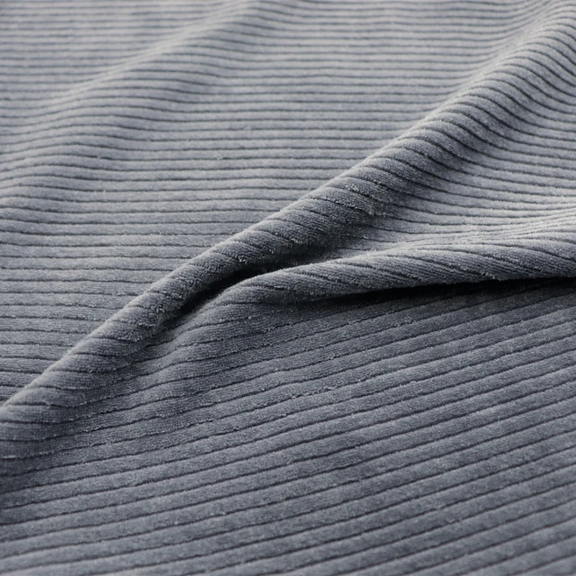 ผ้าร่องกำมะหยี่ไมโคร(เทา)