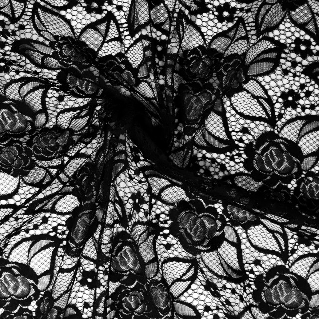 ผ้าลูกไม้(ช่อกุหลาบ)