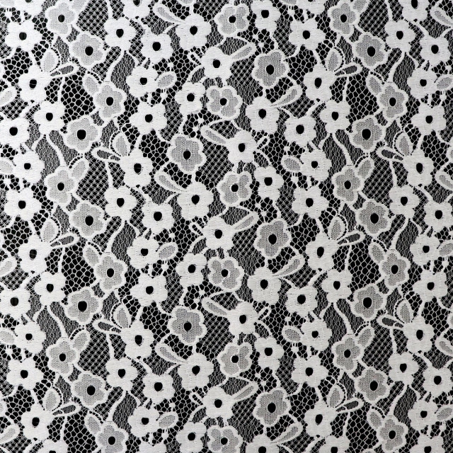 ผ้าลูกไม้(ดอกโป๊ยเซียน)