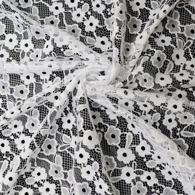 ผ้าลูกไม้(ดอกโป๊ยเซียน)