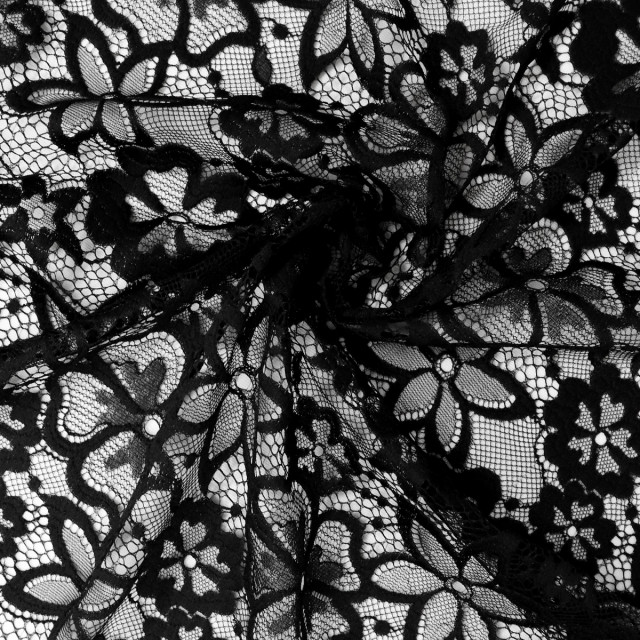 ผ้าลูกไม้(รวมสวนดอกไม้ดำ)