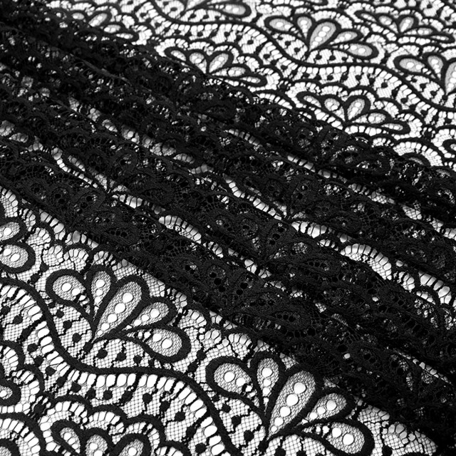 ผ้าลูกไม้(เชิงโบฮีเมียนดำ)